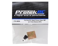 ProTek RC Lightweight Steel 48P Pinion Gear (3.17mm Bore) (18T) -Toy Car Accessories Shop PTK 8036 2