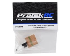 ProTek RC Lightweight Steel 48P Pinion Gear (3.17mm Bore) (22T) -Toy Car Accessories Shop PTK 8040 2
