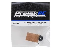 ProTek RC Lightweight Steel 48P Pinion Gear (3.17mm Bore) (29T) 5 ProTek RC Lightweight Steel 48P Pinion Gear (3.17mm Bore) (29T) -Toy Car Accessories Shop PTK 8047 2