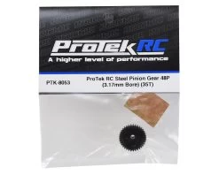 ProTek RC Lightweight Steel 48P Pinion Gear (3.17mm Bore) (35T) 5 ProTek RC Lightweight Steel 48P Pinion Gear (3.17mm Bore) (35T) -Toy Car Accessories Shop PTK 8053 2