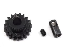 ProTek RC Steel 32P Pinion Gear W/3.17mm Reducer Sleeve (Mod .8) (5mm Bore) (19T)
