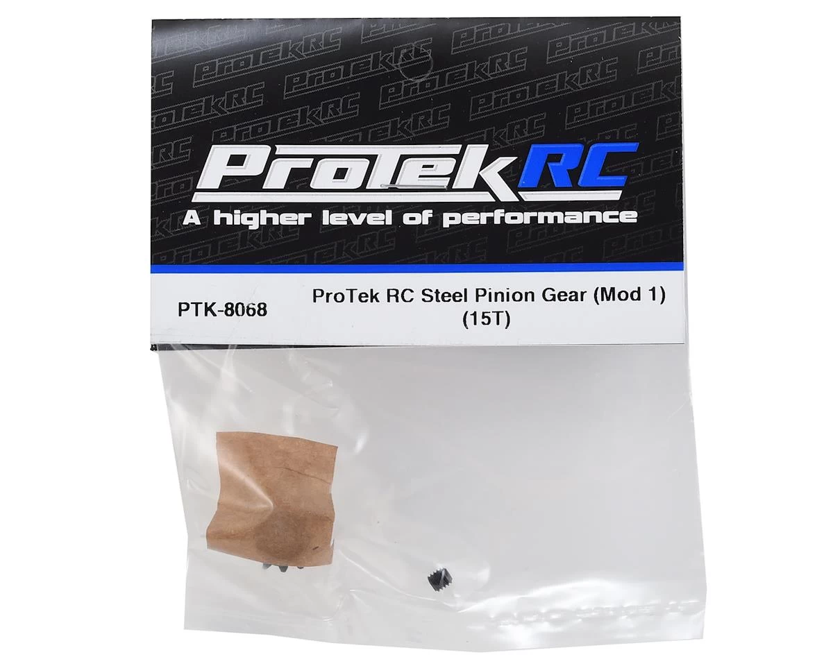 ProTek RC Steel Mod 1 Pinion Gear (5mm Bore) (15T) 2 ProTek RC Steel Mod 1 Pinion Gear (5mm Bore) (15T) - Image 2
