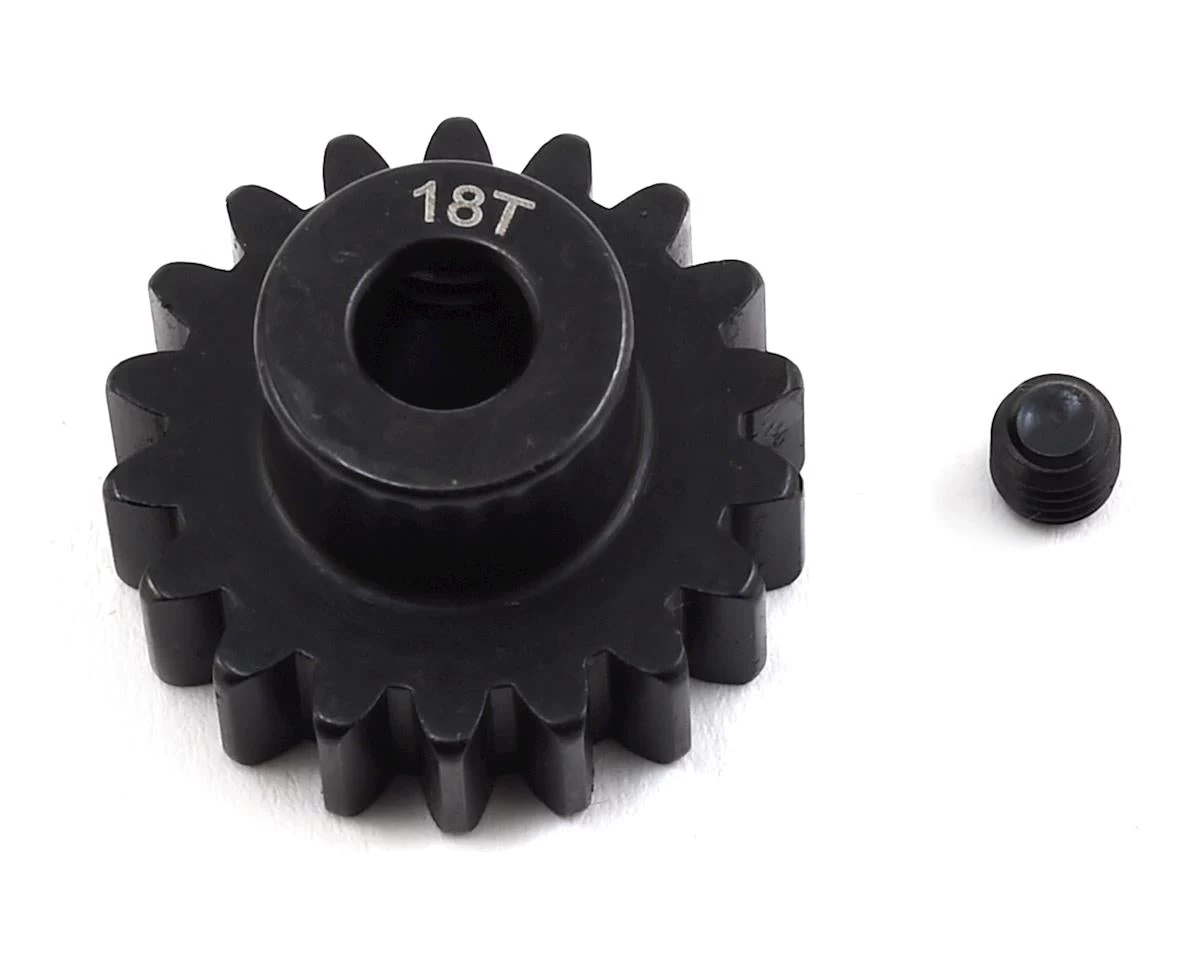 ProTek RC Steel Mod 1 Pinion Gear (5mm Bore) (18T) 1 ProTek RC Steel Mod 1 Pinion Gear (5mm Bore) (18T)