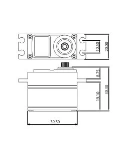 PROTEK RC PTK-160T LOW PROFILE HIGH TORQUE SERVO -Toy Car Accessories Shop protek rc ptk 160t low profile high torque servo 2