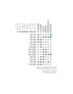 PROTEK RC PTK-160T LOW PROFILE HIGH TORQUE SERVO -Toy Car Accessories Shop protek rc ptk 160t low profile high torque servo 3