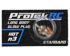 PTK-2553 ProTek RC N3 Hot Standard Glow Plug (.12, .15 And .18 Engines) (Protek RC)
