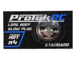 PTK-2554 ProTek RC N4 Medium Hot Standard Glow Plug (.12, .15 To .28 Engines) (1) (Protek RC)