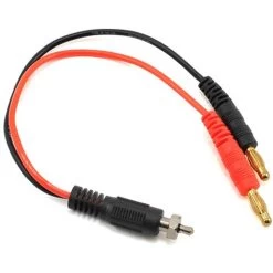 PTK-5240 Glow Ignitor Charge Lead (Ignitor Connector To 4mm Bullet Connector) (Protek RC)