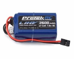 PTK-5502 ProTek RC HV LiPo Hump Receiver Battery Pack (Kyosho/Tekno) (7.6V/2600mAh) (Protek RC)