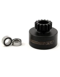 PROTEK RC PTK-7052 PROTEK RC HARDENEND CLUTCH BELL W/BEARINGS (15T) (MUGEN/OFNA STYLE)