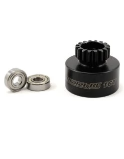PROTEK RC PTK-7053 PROTEK RC HARDENEND CLUTCH BELL W/BEARINGS (16T) (MUGEN/OFNA STYLE)