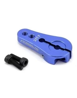 PROTEK RC PTK-7808 4MM ALUMINUM SHORT CLAMP SERVO HORN (BLUE) 25T