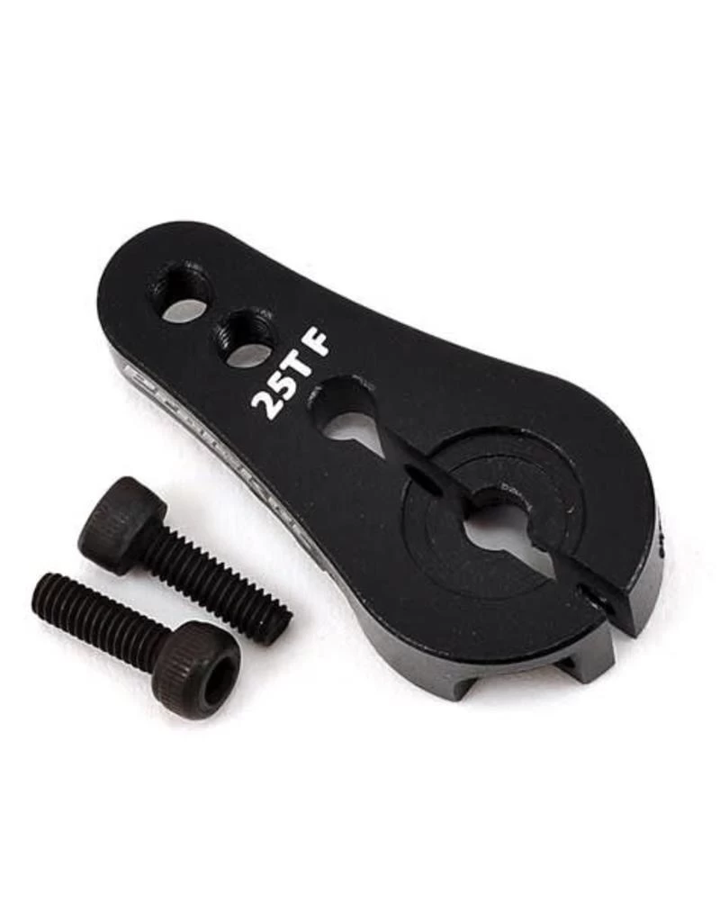 PROTEK RC PTK-7808BK 4MM ALUMINUM SHORT SERVO HORN (BLACK) 25T 1 PROTEK RC PTK-7808BK 4MM ALUMINUM SHORT SERVO HORN (BLACK) 25T